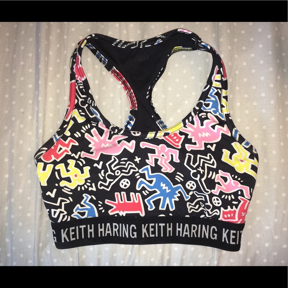 Keith Haring sports bra